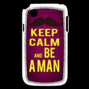 Coque LG L40 Keep Calm Be a Man Rose