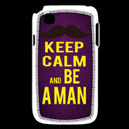 Coque LG L40 Keep Calm Be a Man Violet