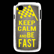 Coque LG L40 Keep Calm and Be Fast Gris