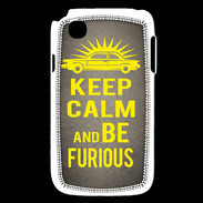 Coque LG L40 Keep Calm and Be Furious Gris