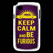 Coque LG L40 Keep Calm and Be Furious Violet