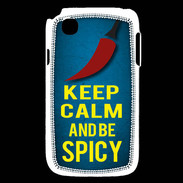 Coque LG L40 Keep Calm and Be Spicy Bleu