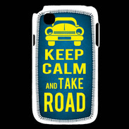 Coque LG L40 Keep Calm and Take o road 2 Bleu