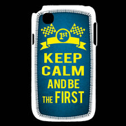 Coque LG L40 Keep Calm and Be the First Bleu