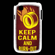 Coque LG L40 Keep Calm and Burn Out Rouge