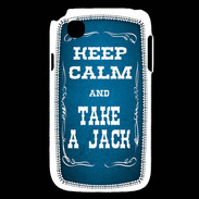 Coque LG L40 Keep Calm and Take Jack Bleu