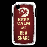 Coque LG L40 Keep Calm and Be a Snake Rouge
