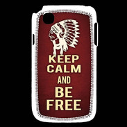 Coque LG L40 Keep Calm and Be Free Rouge