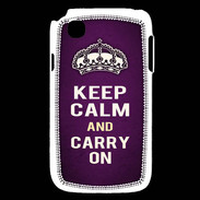 Coque LG L40 Keep Calm and Carry on Violet