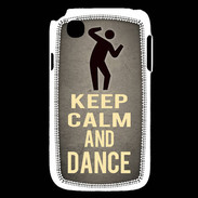 Coque LG L40 Keep Calm and Dance Gris