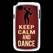 Coque LG L40 Keep Calm and Dance Rouge