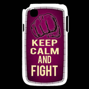 Coque LG L40 Keep Calm and Fight Rose