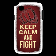 Coque LG L40 Keep Calm and Fight Rouge
