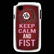 Coque LG L40 Keep Calm and Fist Rouge