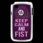 Coque LG L40 Keep Calm and Fist Violet