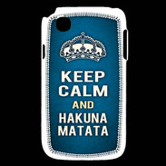 Coque LG L40 Keep Calm and Hakuna Matata Bleu