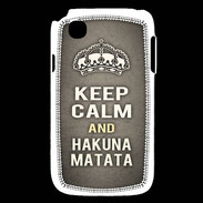 Coque LG L40 Keep Calm and Hakuna Matata Gris