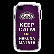 Coque LG L40 Keep Calm and Hakuna Matata Violet