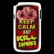 Coque LG L40 Keep Calm and Kill Zombies Rouge