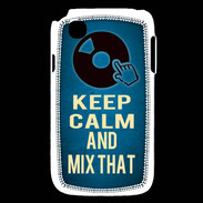 Coque LG L40 Keep Calm and Mix that Bleu