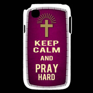Coque LG L40 Keep Calm and Pray Christian Rose