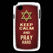 Coque LG L40 Keep Calm and Pray jewish Rouge
