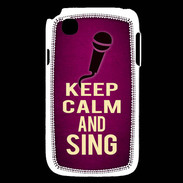 Coque LG L40 Keep Calm and Sing Rose