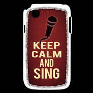 Coque LG L40 Keep Calm and Sing Rouge