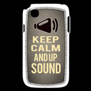 Coque LG L40 Keep Calm and Up Sound Gris