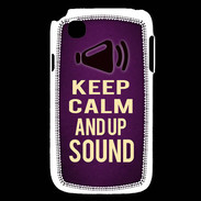 Coque LG L40 Keep Calm and Up Sound Violet