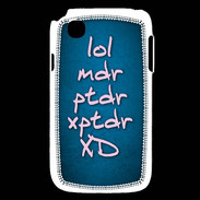 Coque LG L40 LOL MDR bleu ZG