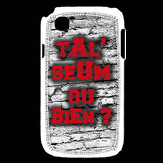 Coque LG L40 Ta l'seum ou bien Rouge