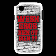 Coque LG L40 Wesh Gros Rouge