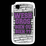 Coque LG L40 Wesh Gros Violet