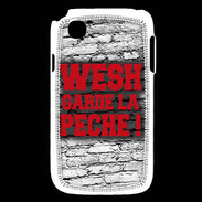 Coque LG L40 Wesh garde la pèche Rouge