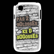 Coque LG L40 Pas 2 bolosses sur fond en brique