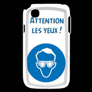 Coque LG L40 Attention les yeux PR