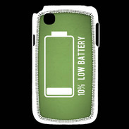 Coque LG L40 Low Battery vert ZG