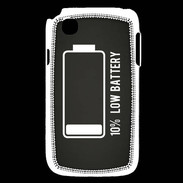 Coque LG L40 Low Battery noir ZG