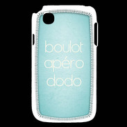 Coque LG L40 Boulot Apéro Dodo Turquoise ZG