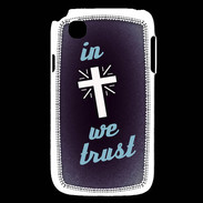 Coque LG L40 In Christ We trust Bleu ZG