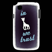 Coque LG L40 In Girafe We trust Bleu ZG