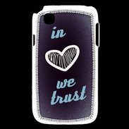 Coque LG L40 In Love We trust Bleu ZG