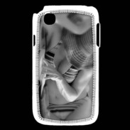 Coque LG L40 DP Charme enNoir et blanc 
