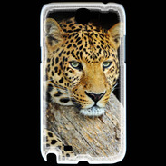 Coque Samsung Galaxy Note 2 portrait d'un léopard 50