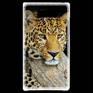 Coque LG Optimus L7 portrait d'un léopard 50