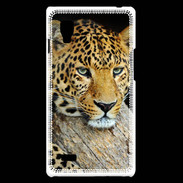 Coque LG Optimus L9 portrait d'un léopard 50