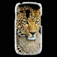 Coque Samsung Galaxy S3 Mini portrait d'un léopard 50