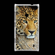 Coque Nokia Lumia 520 portrait d'un léopard 50