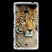Coque Nokia Lumia 1320 portrait d'un léopard 50